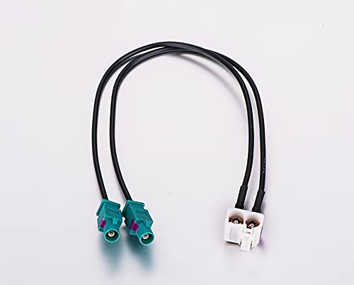 M.I.C. SKAA-51B : KFZ Auto Radio Antenne Adapter: 2 x Fakra Stecker - Doppel Fakra Buchse passend Antennenanschl…