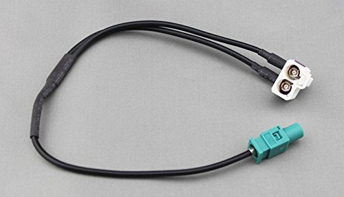 M.I.C. SKAA-51C: Antennenadapter KFZ Auto Radio Antenne Adapter Doppel Fakra Buchse - EIN Fakra Stecker für navi…