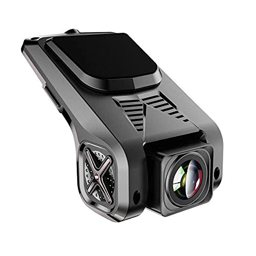 M.I.C. DVR ADAS : Dashcam Innenraum vorne Kamera Auto Videorecorder 1080P nachtsichtkamera versteckte Aufkleber…