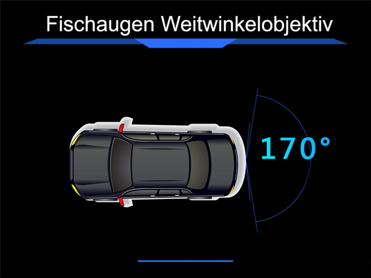 M.I.C.-8016:Rückfahrkamera Kennzeichenbeleuchtung Wasserdicht Einparkhilfe