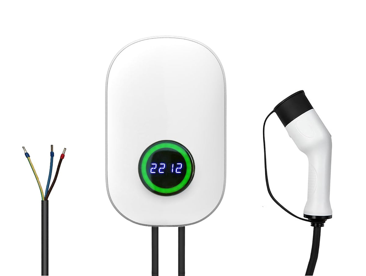 M.I.C. Wallbox Ev Charger Ladegerät: Typ 2 7KW 1-phasig 5m 32A WLAN APP passt für Elektroautos mit IEC62196-2 St…