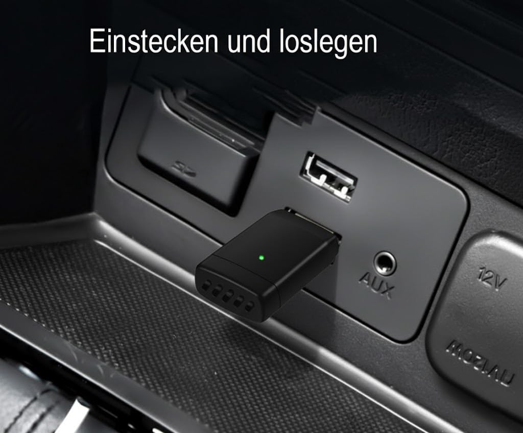 M.I.C. 2-in-1 Wireless Adapter für CarPlay & Android Auto – Macht originales Kabel-CarPlay/Android Auto kabellos