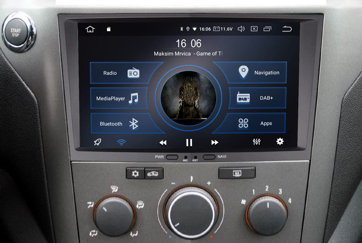 M.I.C. AO8-Lite Android 12 Autoradio für Opel Antara, Astra, Combo, Corsa