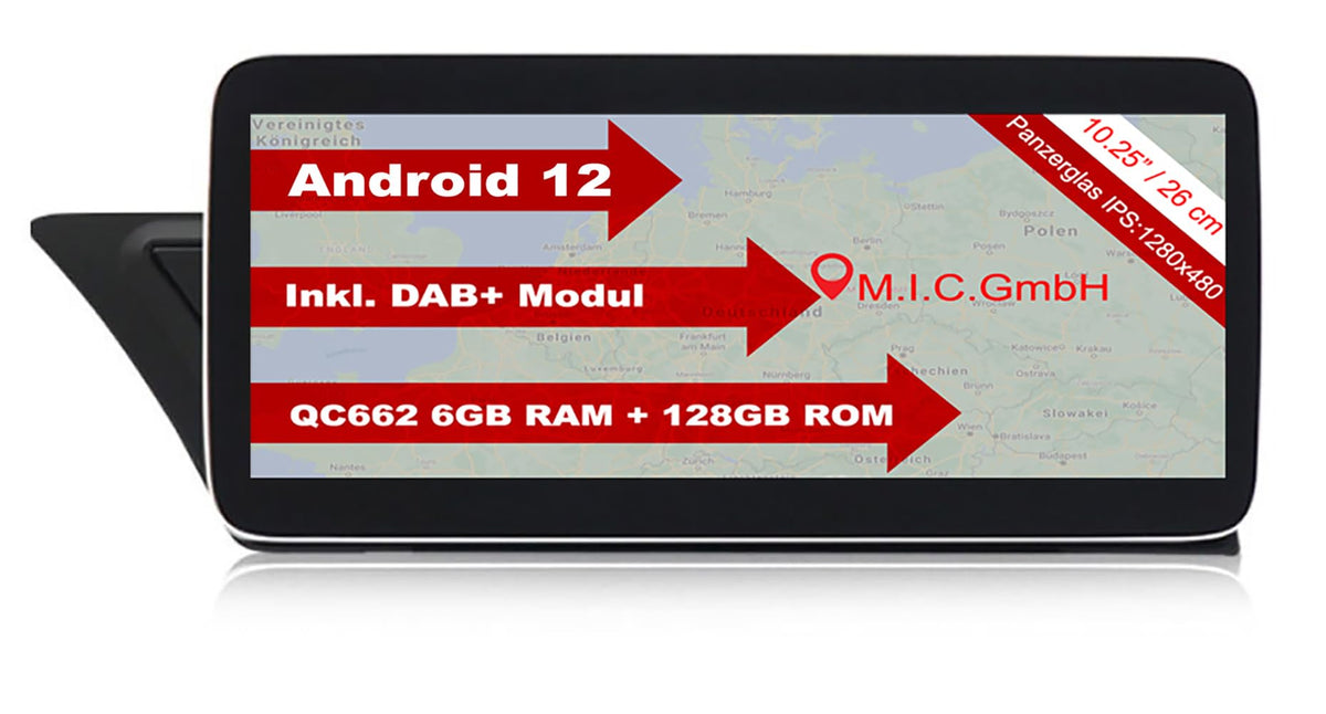 M.I.C. A4H-662 Android 12 Autoradio für Audi A4 S4 RS4 A5 S5 RS5