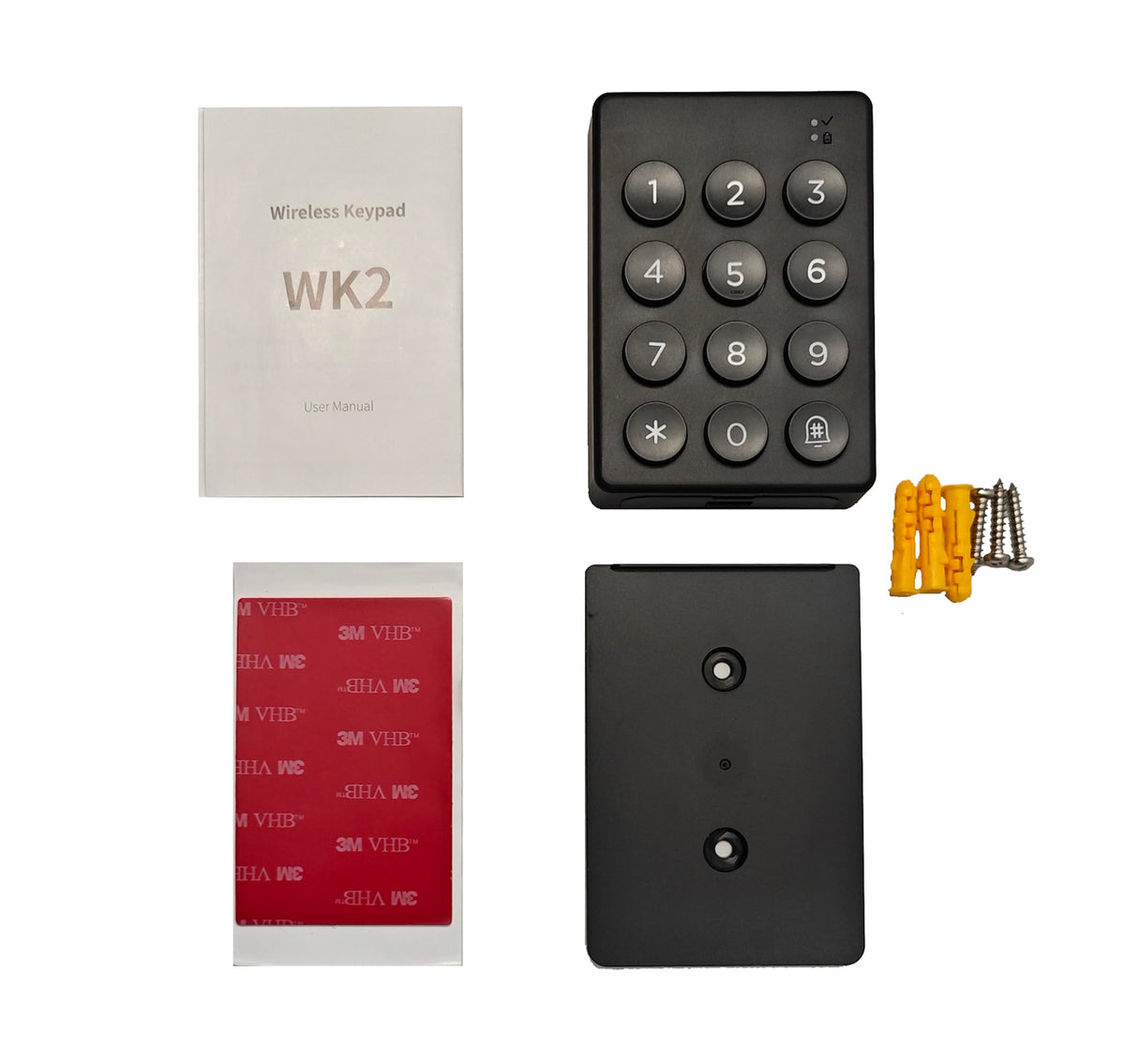 M.I.C.Smart Digital Keypad Wireless CodePad IPX5 Wasserdicht, Schlüssellos, Zugangskontrolle, Digitales Haustürs…
