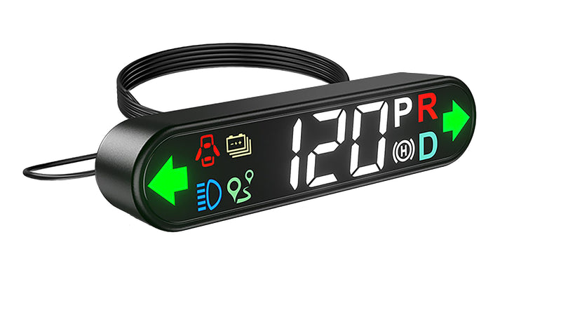 M.I.C. HUD-Head-Up-Display - Tacho Signal Getriebe, Digitale Geschwindigkeitsanzeige, Gangposition, Blinker,Fern…