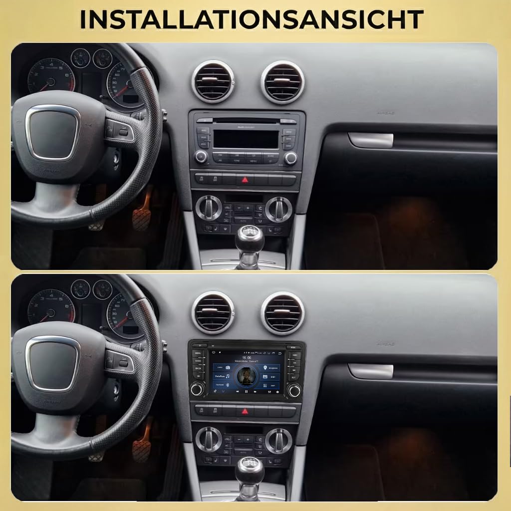 M.I.C. A7A-S Android 14 Autoradio für Audi A3 S3 RS3