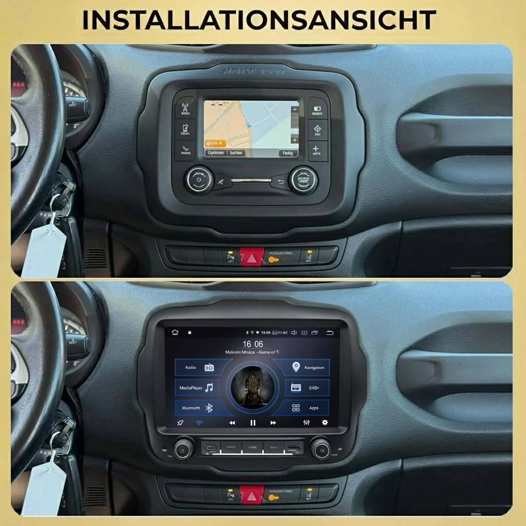 M.I.C. AJ9-L2 Android 14 Autoradio für Jeep Renegade