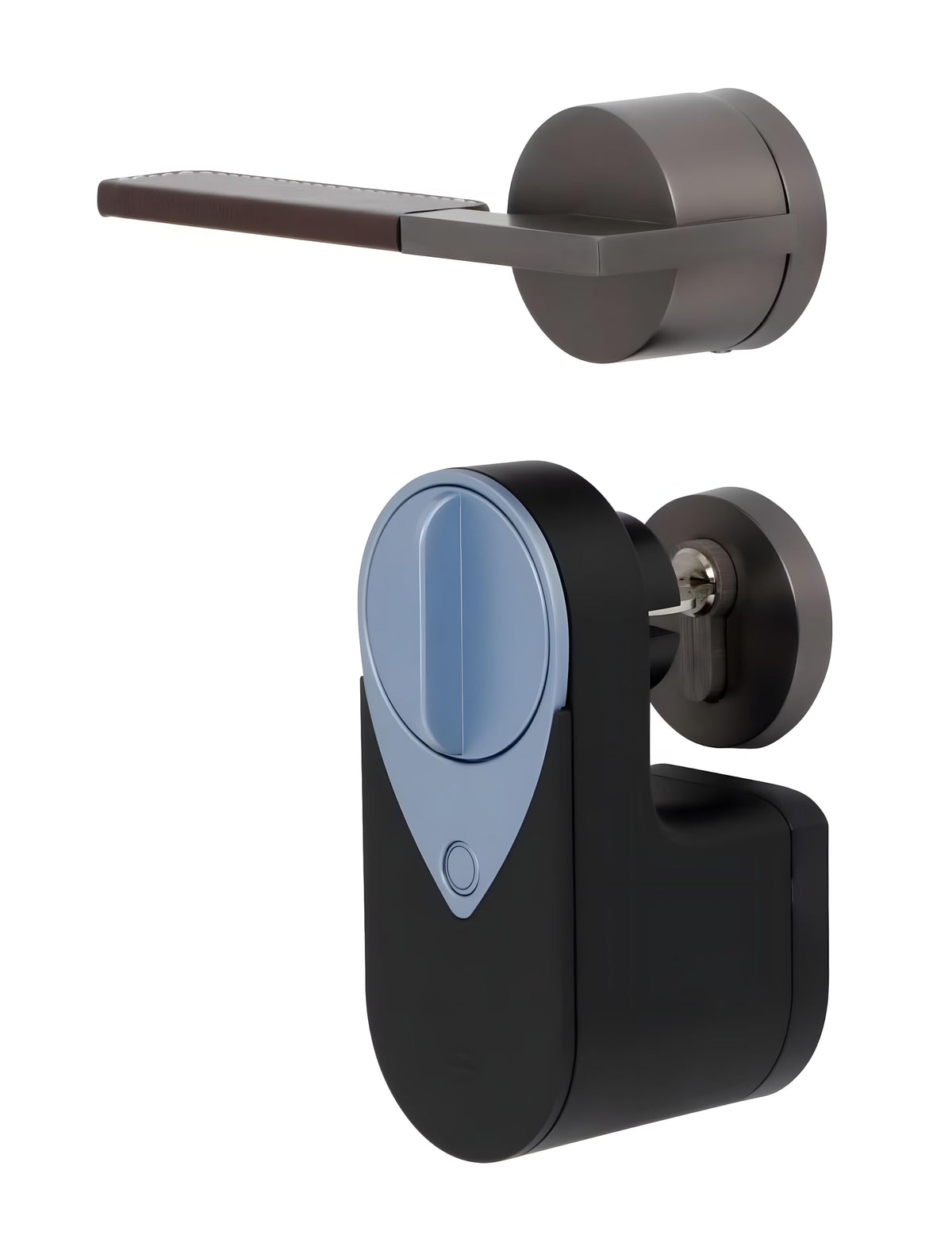 M.I.C. Smart Lock Bluetooth Türschloss, schlüsselloser Zutritt per App, kompatibel mit Tuya, Alexa & Google Home…