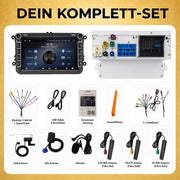 M.I.C. V8-U Android 14 Autoradio für VW/Skoda/Seat RNS/RCD Golf5/6