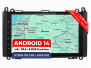 M.I.C. M9-S Android 14 Autoradio - Mercedes-Benz A-Klasse W169, B-Klasse