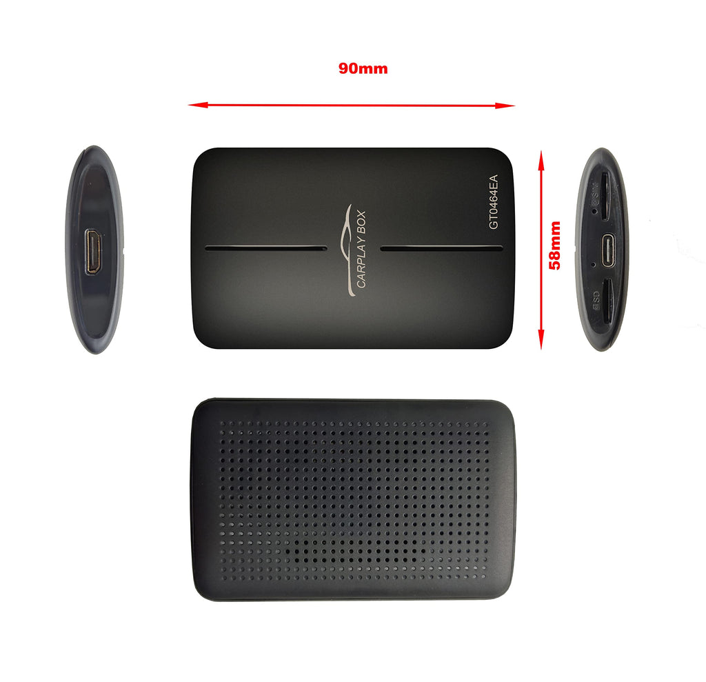 M.I.C. Carplay HDMI Box: Android 12 Qualcomm 665 4GB+64GB Eingebaut GPS Unterstützt: HDMI 4G SIM Wireless Carpla…