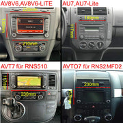 M.I.C. AVT7 Android 13 Autoradio für VW T5 multivan Touareg mit RNS 510