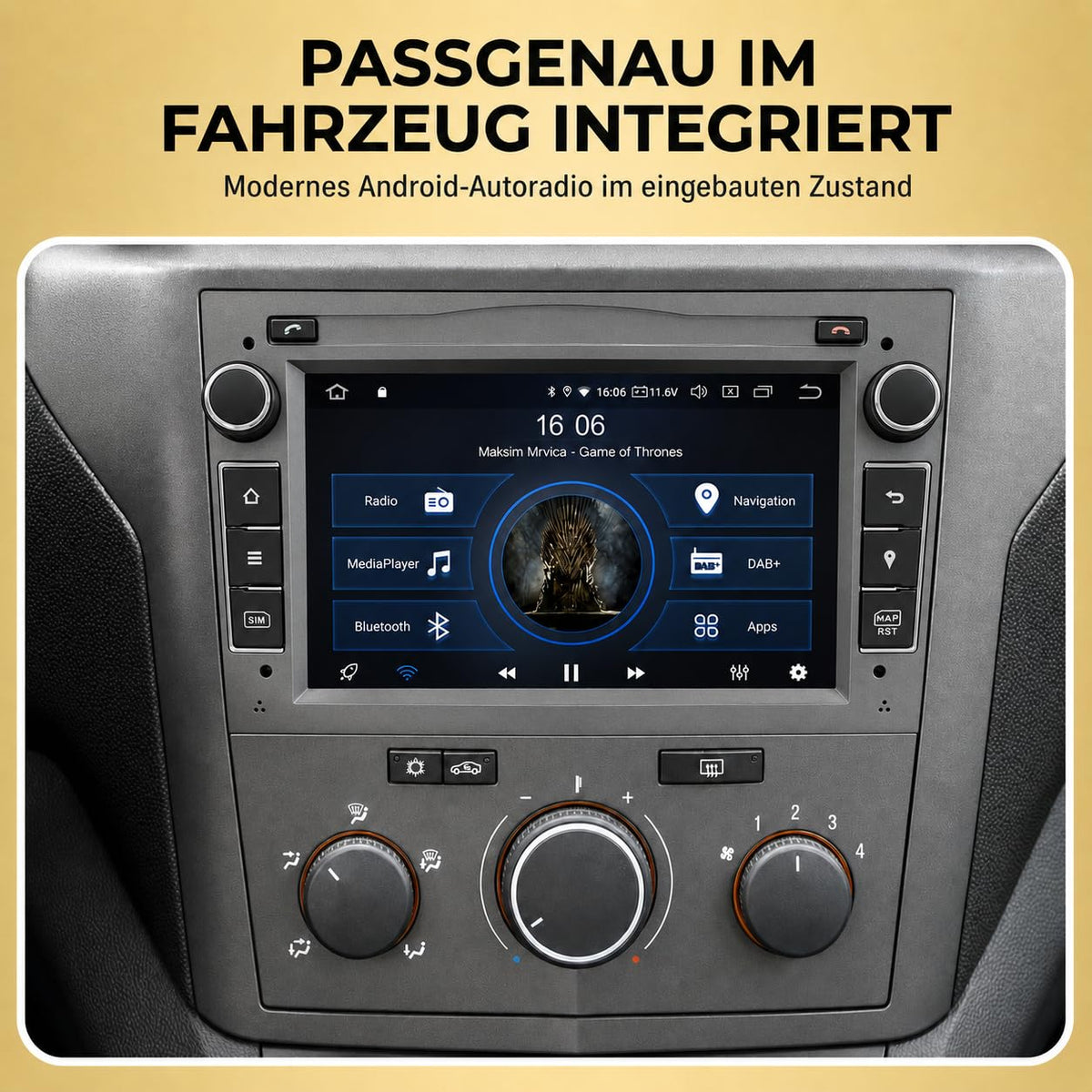 M.I.C. AO7 Android 13 Autoradio für Opel Antara Astra h Combo Corsa d