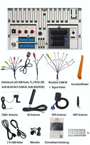 M.I.C. U7-S Android 14 Autoradio - Universal für VW/Toyota/Kia/Nissan