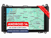 M.I.C. M9-U Android 14 Autoradio - Mercedes-Benz A-Klasse W169, B-Klasse