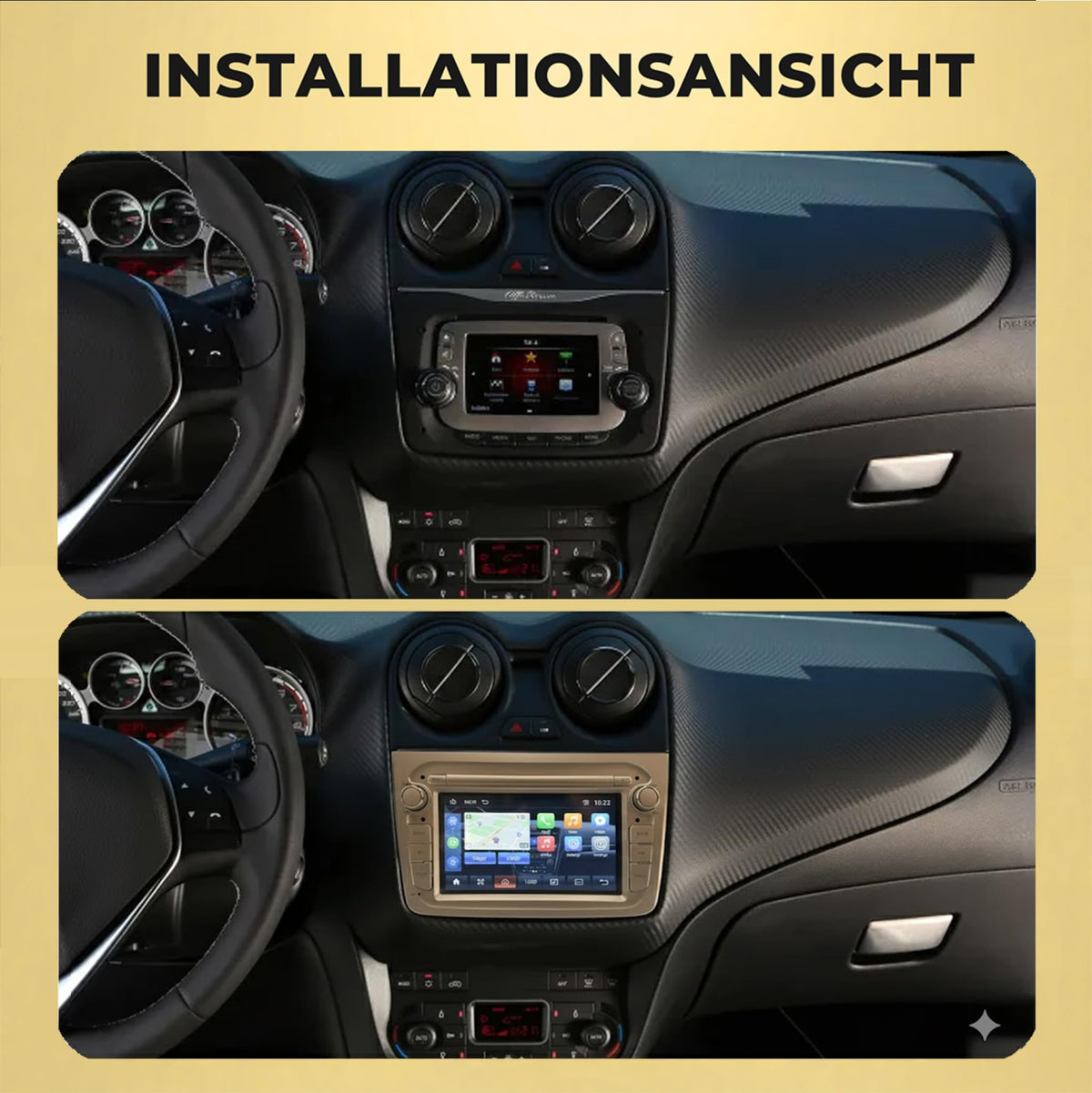 M.I.C. AAL7-L2 Android 14 Autoradio für Alfa Romeo Mito 955 2008-2019