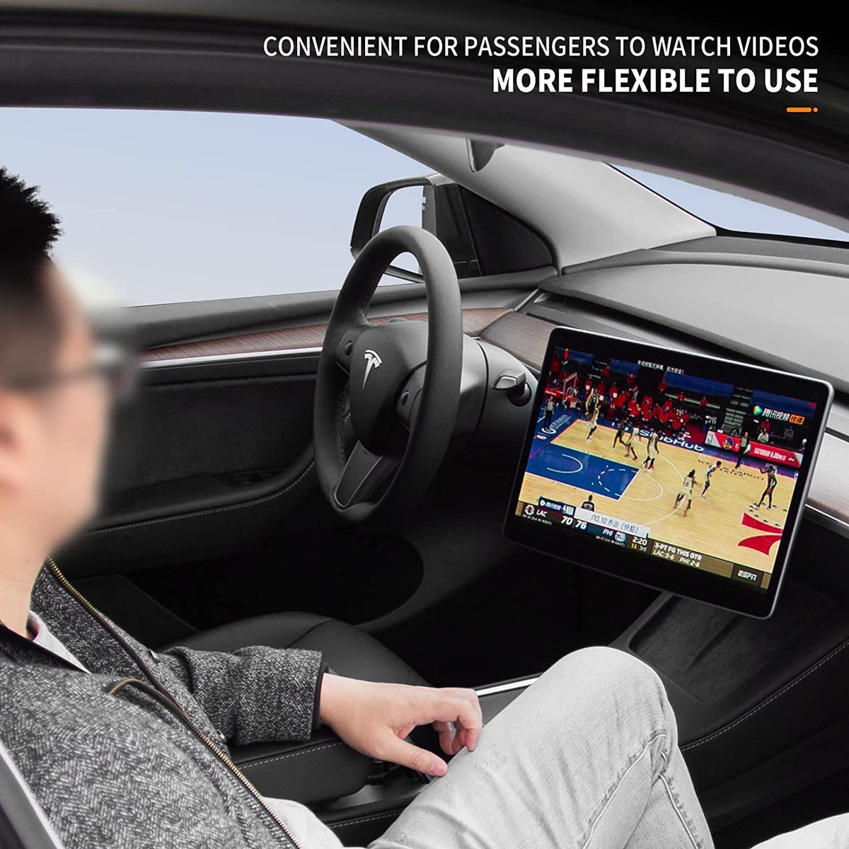 M.I.C. Schwenkhalterung Passend für 2017–2023 Tesla Model 3 Modell Y Bildschirm Mittelkonsole Navigation Origina…