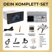 M.I.C. AVT7 Android 13 Autoradio für VW T5 multivan Touareg mit RNS 510