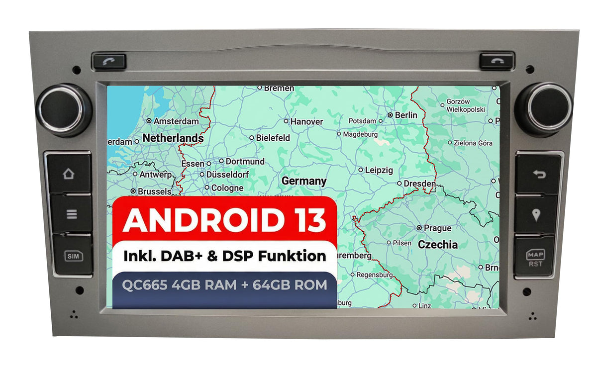 M.I.C. AO7 Android 13 Autoradio für Opel Antara Astra h Combo Corsa d