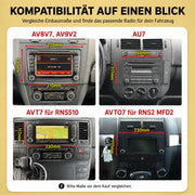 M.I.C. AVT7 Android 13 Autoradio für VW T5 multivan Touareg mit RNS 510