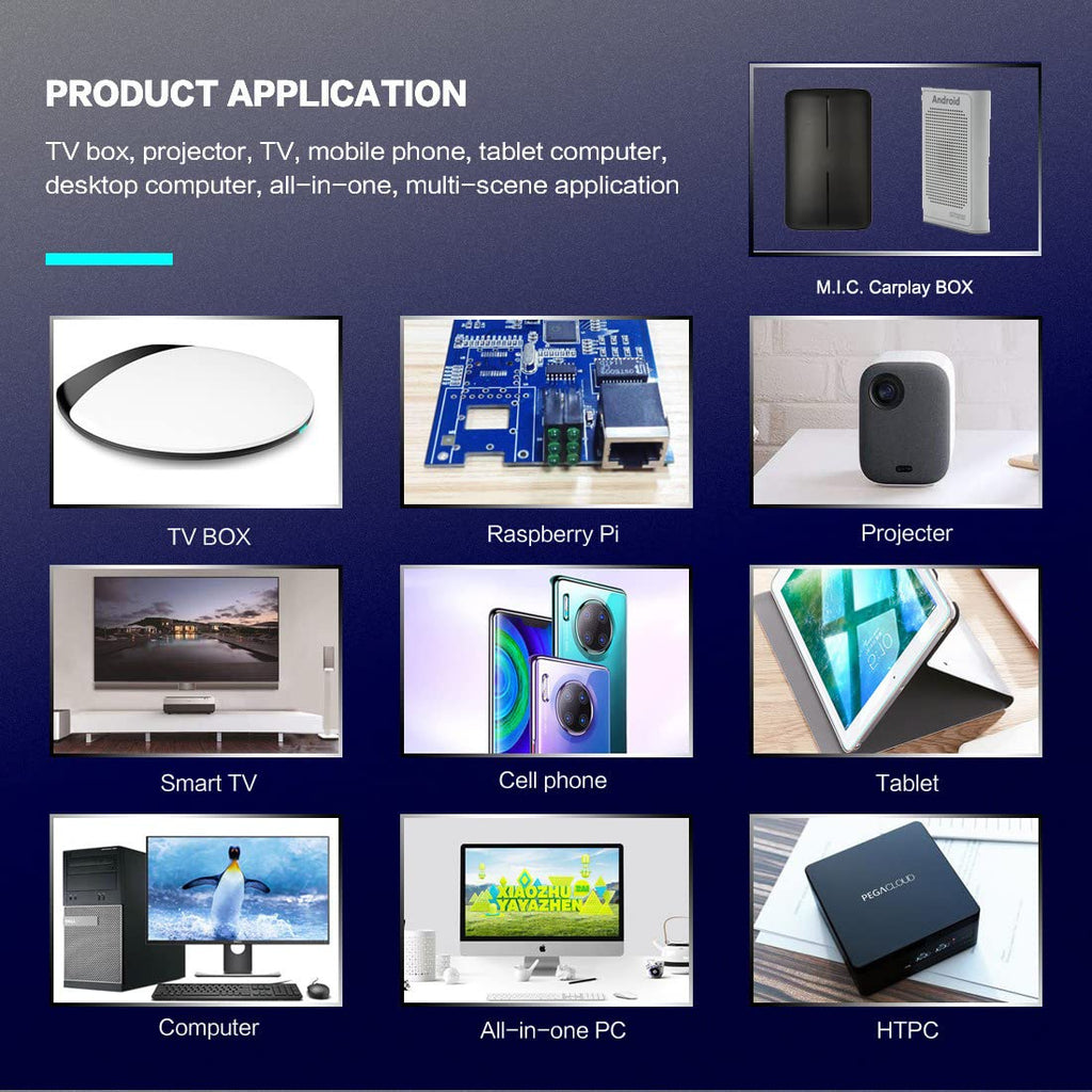 M.I.C. G10SPRO:Air Maus Fernbedienung,Bluetooth 5.0, 2.4G Wireless Voice Airmouse Airmaus Fernbedienung Tastatur…