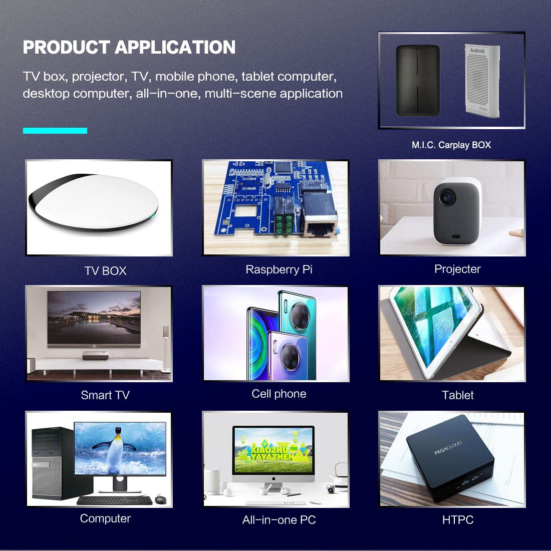 M.I.C. G10SPRO:Air Maus Fernbedienung,Bluetooth 5.0, 2.4G Wireless Voice Airmouse Airmaus Fernbedienung Tastatur…
