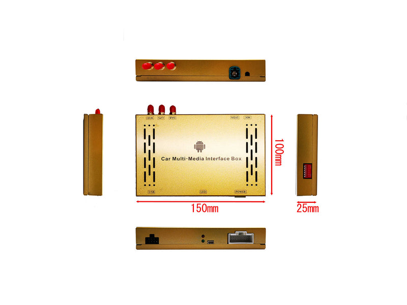 MQB Box für VW Seat MQB Plattform Composition Discover mit getrenntem MIB und Display: Android 9, WLAN, Navigati…