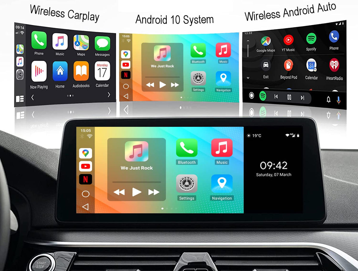 M.I.C. Carplay AI Box: Android 11 RK3566 2GB+32GB Eingebaut GPS Unterstützt: Wireless Carplay & Android Auto,Goo…
