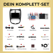 M.I.C. AP6-L2 Android 14 Autoradio für Peugeot 206 2000-2006