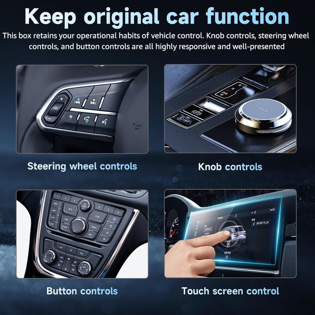 M.I.C. 2-in-1 Wireless Adapter für CarPlay & Android Auto – Macht originales Kabel-CarPlay/Android Auto kabellos