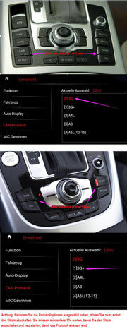 M.I.C. A4H-662 Android 12 Autoradio für Audi A4 S4 RS4 A5 S5 RS5