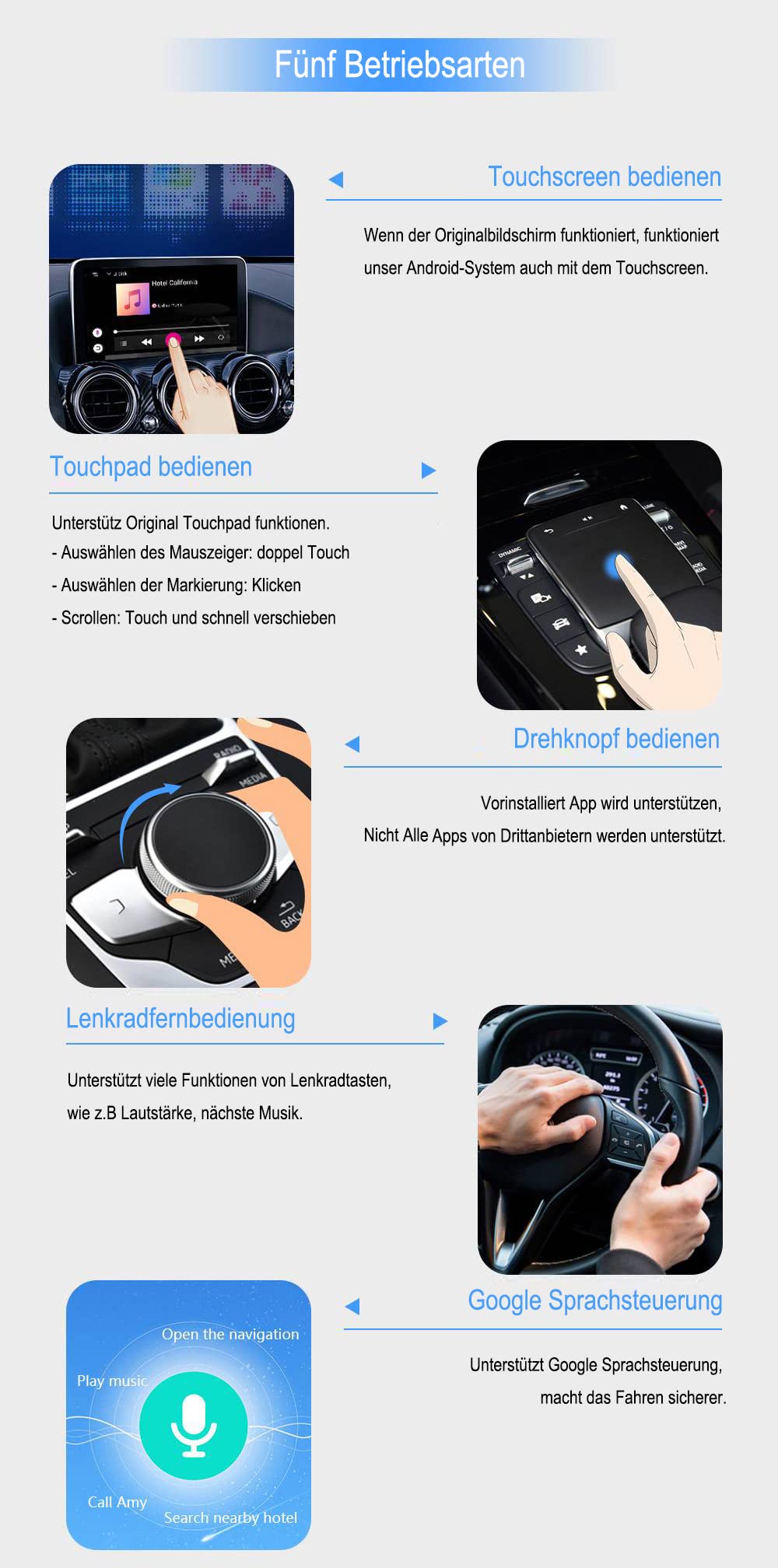 M.I.C. Carplay AI Box: Android 11 RK3566 2GB+32GB Eingebaut GPS Unterstützt: Wireless Carplay & Android Auto,Goo…