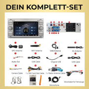 M.I.C. F7A-S Android 14 Autoradio-Ford Focus II/C-Max/S-Max/Galaxy/Kuga