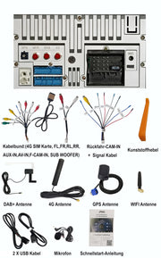 M.I.C. M9-S Android 14 Autoradio - Mercedes-Benz A-Klasse W169, B-Klasse