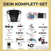 M.I.C. AF9-L2 Android 14 Autoradio für Ford Focus 9 2012-2019
