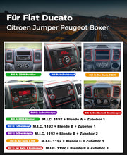 M.I.C. FI10-S Android 14 Autoradio für FIAT Ducato/Peugeot Boxer/Citroen