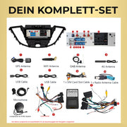M.I.C. F9B-S Android 14 Autoradio für Ford Transit 2015-2019