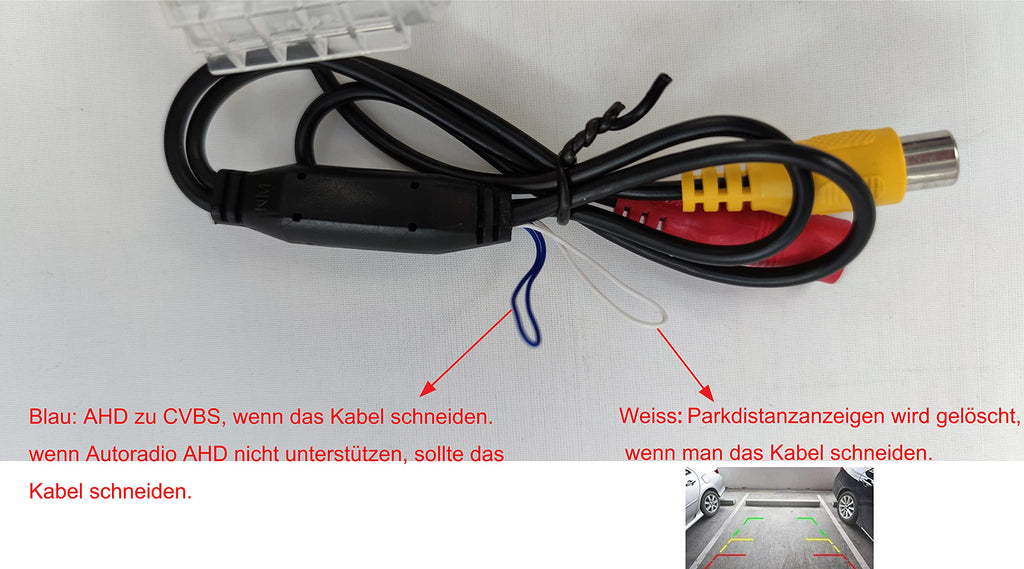M.I.C.-8016:Rückfahrkamera Kennzeichenbeleuchtung Wasserdicht Einparkhilfe