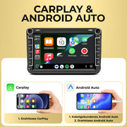 M.I.C. V8-U Android 14 Autoradio für VW/Skoda/Seat RNS/RCD Golf5/6