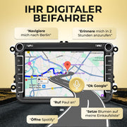 M.I.C. V8-S Android 14 Autoradio für VW/Skoda/Seat RNS/RCD Golf5/6