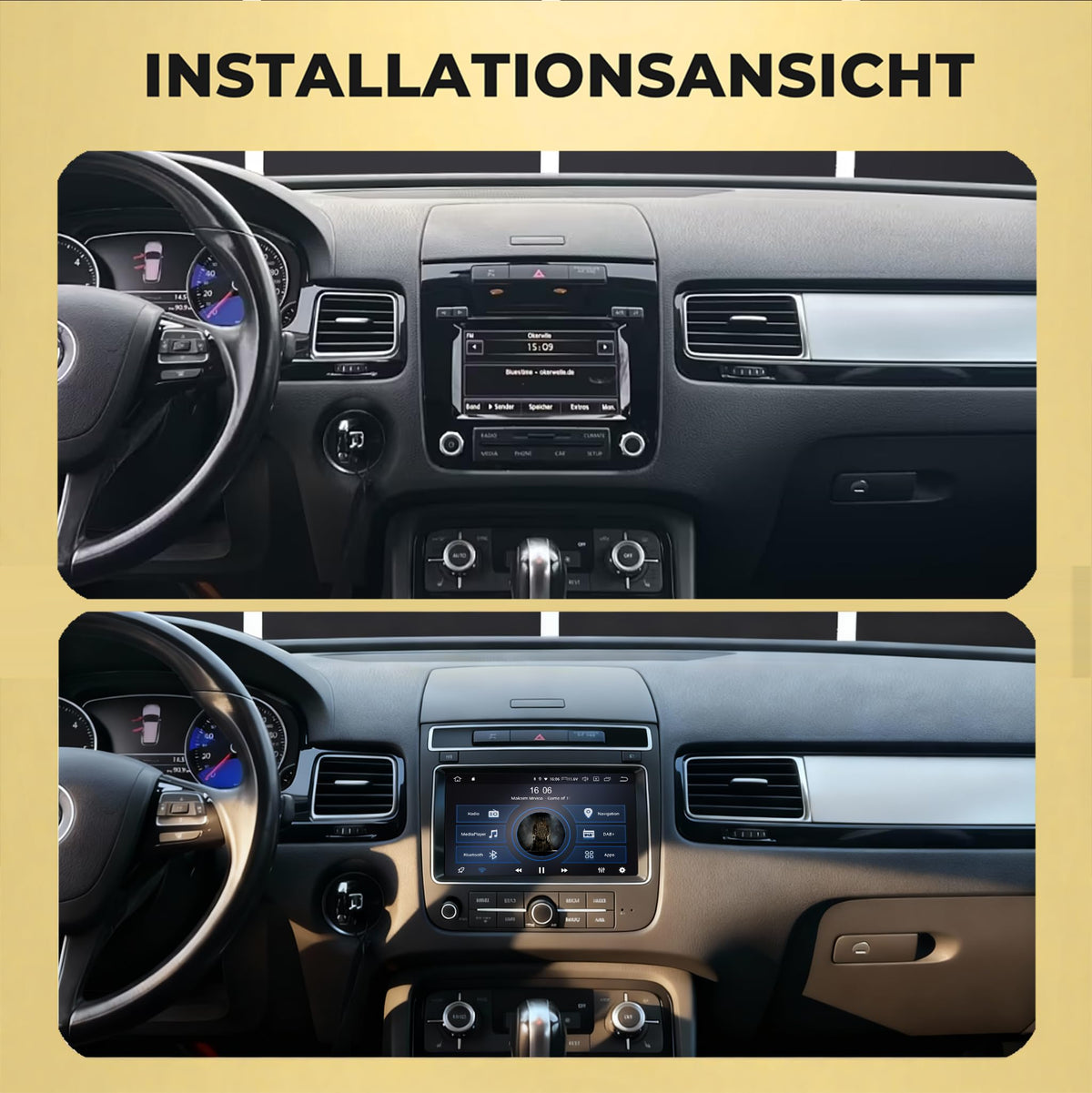 M.I.C. AVT8-L2 Android 14 Autoradio für VW Touareg 2010-2019