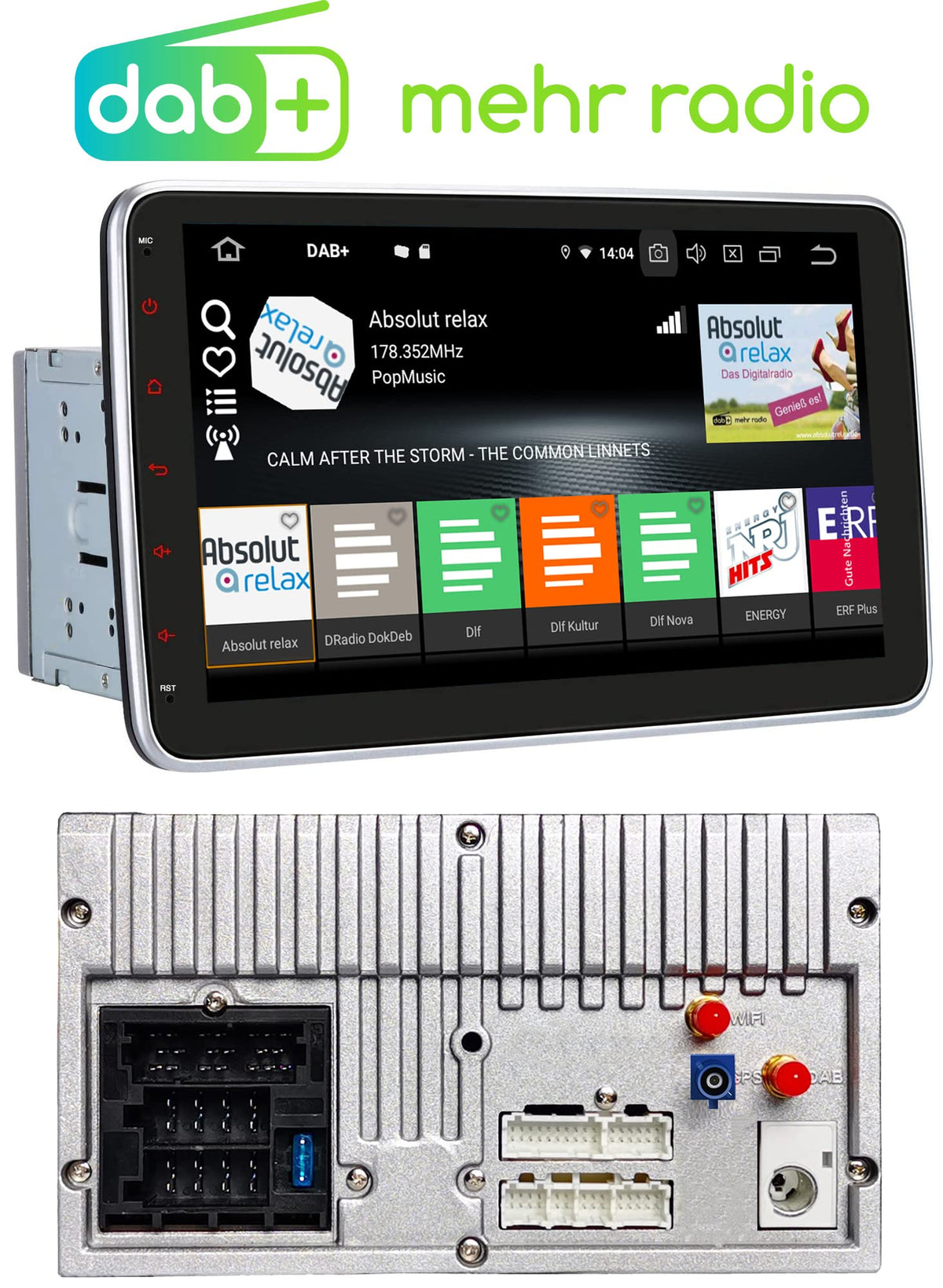 M.I.C. AU10-lite Android 12 Autoradio Universal für VW Toyota KIA Nissan Hyundai FIAT