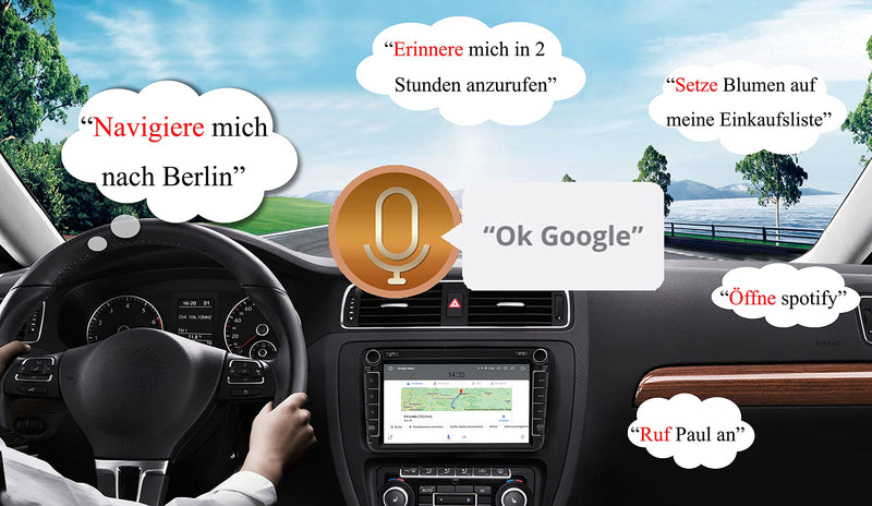 M.I.C. AV8V7-Pro Android 13 Autoradio für VW/ŠKODA/SEAT (RNS/RCD Ersatz)
