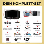 M.I.C. AFI72-L2 Android 14 Autoradio für FIAT 500X 2014-2020