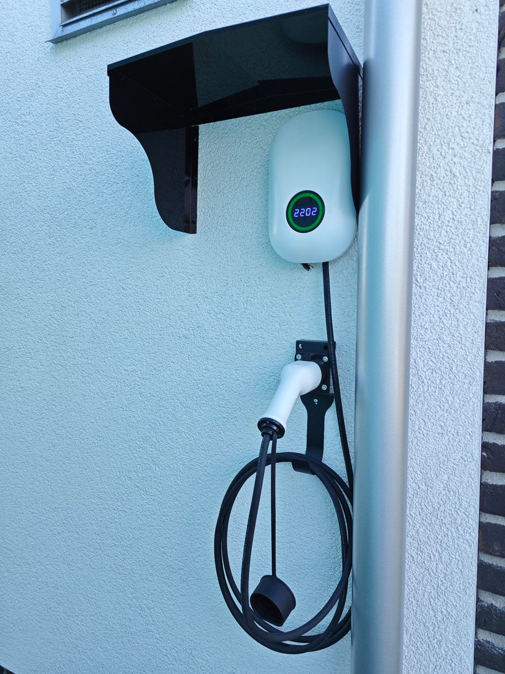 M.I.C. Wallbox Ev Charger Ladegerät: Typ 2 7KW 1-phasig 5m 32A WLAN APP passt für Elektroautos mit IEC62196-2 St…
