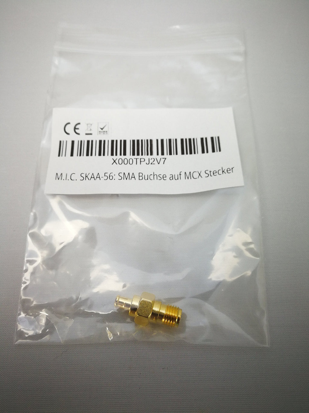 M.I.C. SKAA-56: SMA Buchse auf MCX Stecker…
