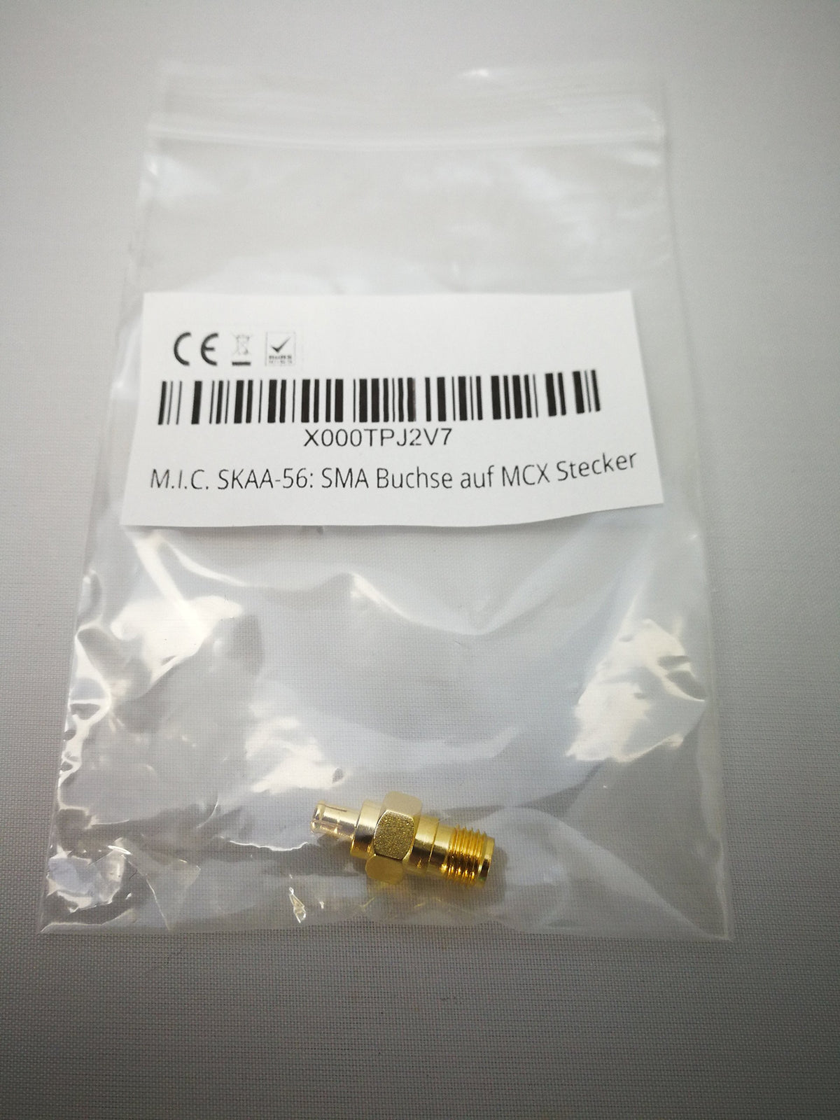 M.I.C. SKAA-56: SMA Buchse auf MCX Stecker…