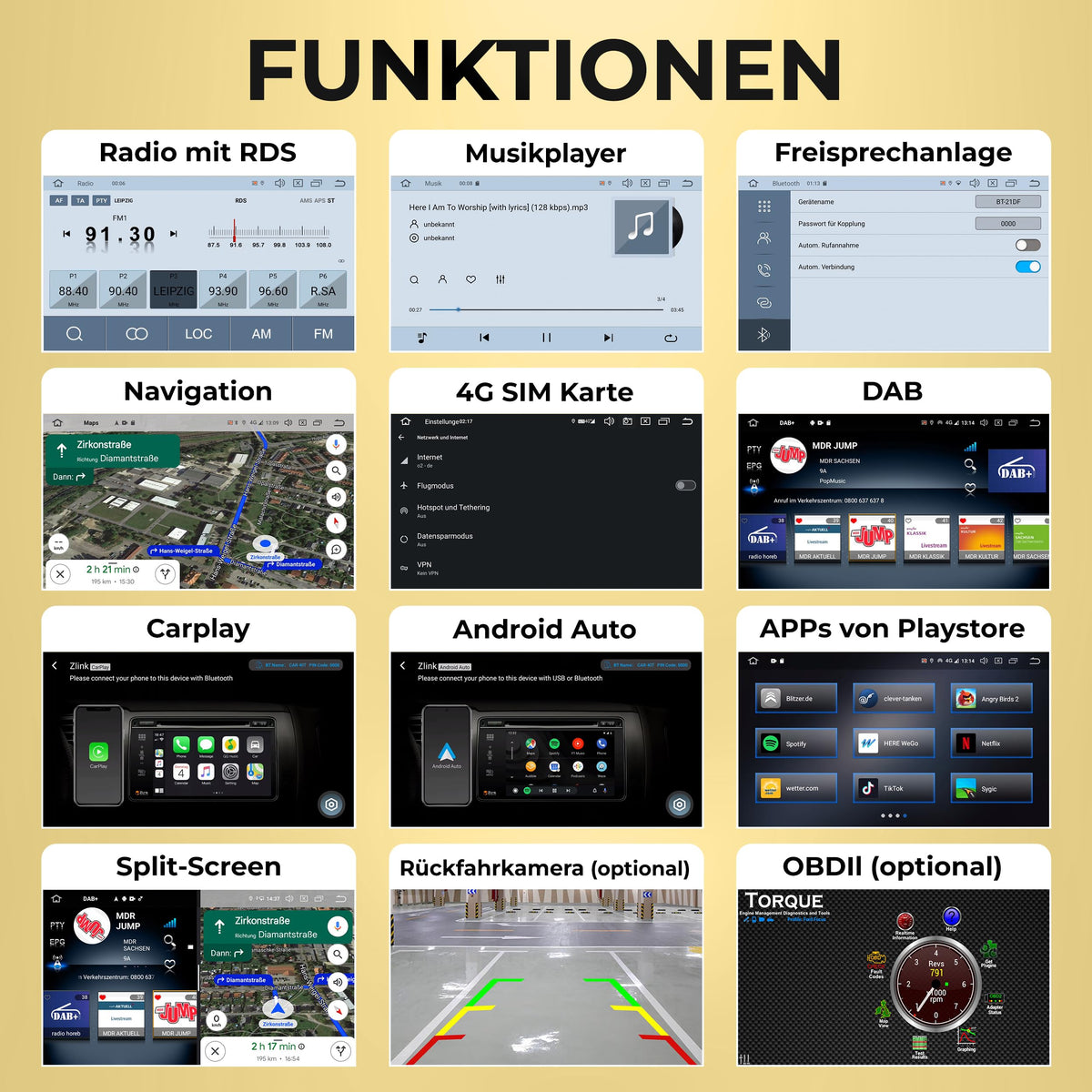 M.I.C. AAL7-L2 Android 14 Autoradio für Alfa Romeo Mito 955 2008-2019